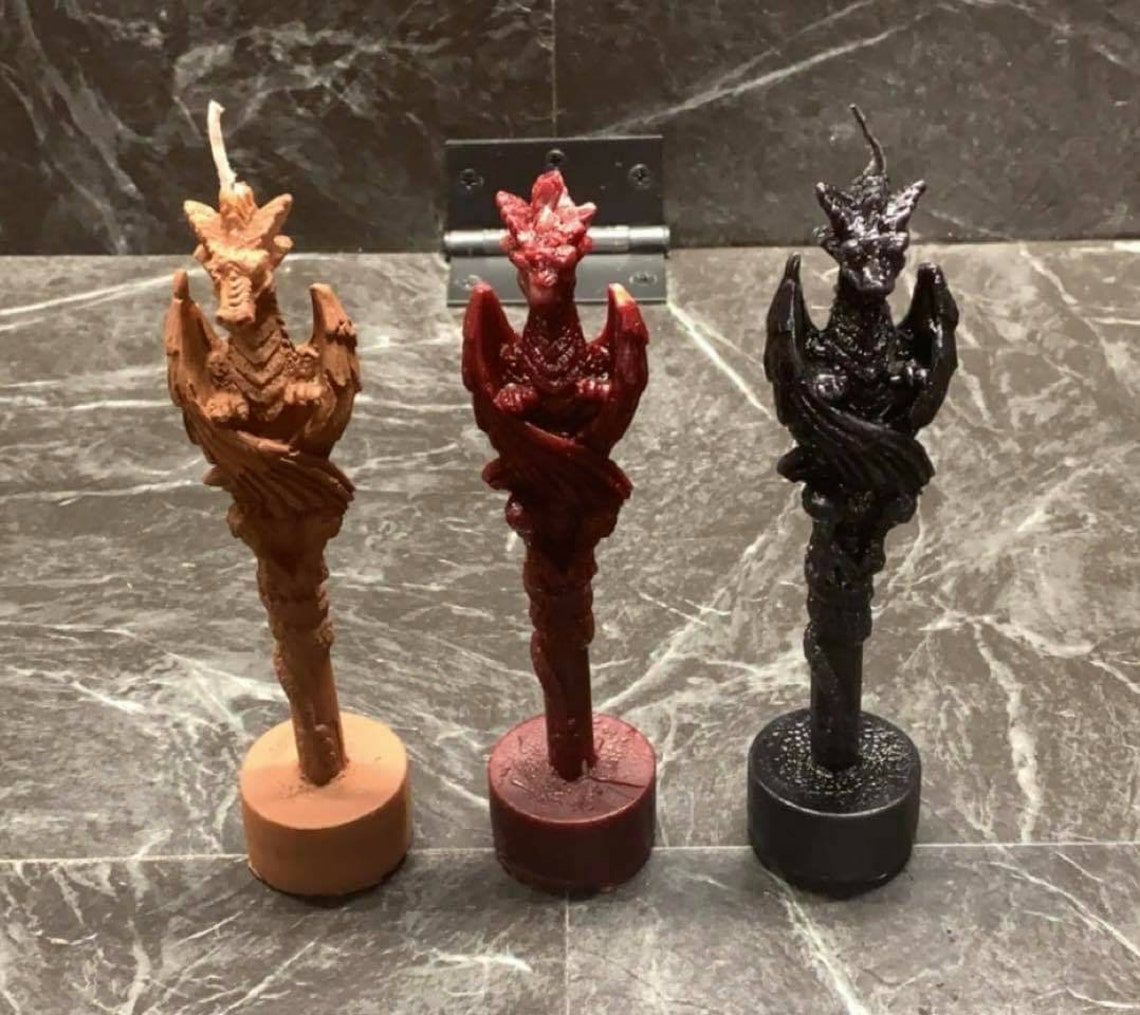Dragon candle Etsy