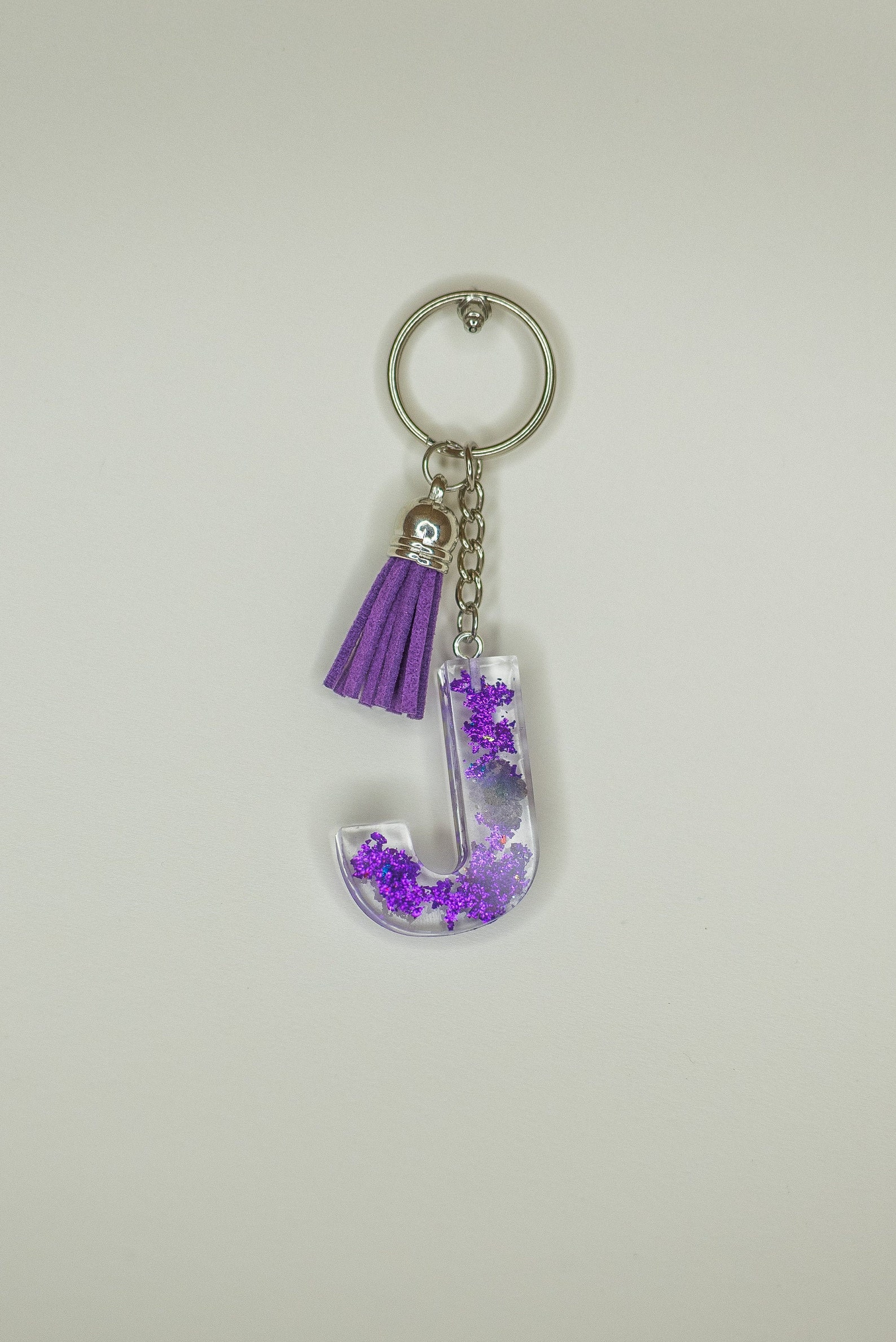 RESIN Keychain Letter J CUSTOM & handmade Etsy