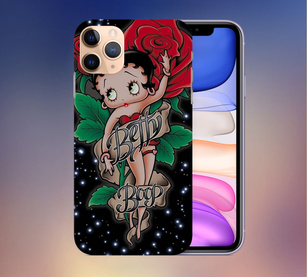 Betty Boop Custom Phone Case iPhone case Samsung Galaxy Case Etsy