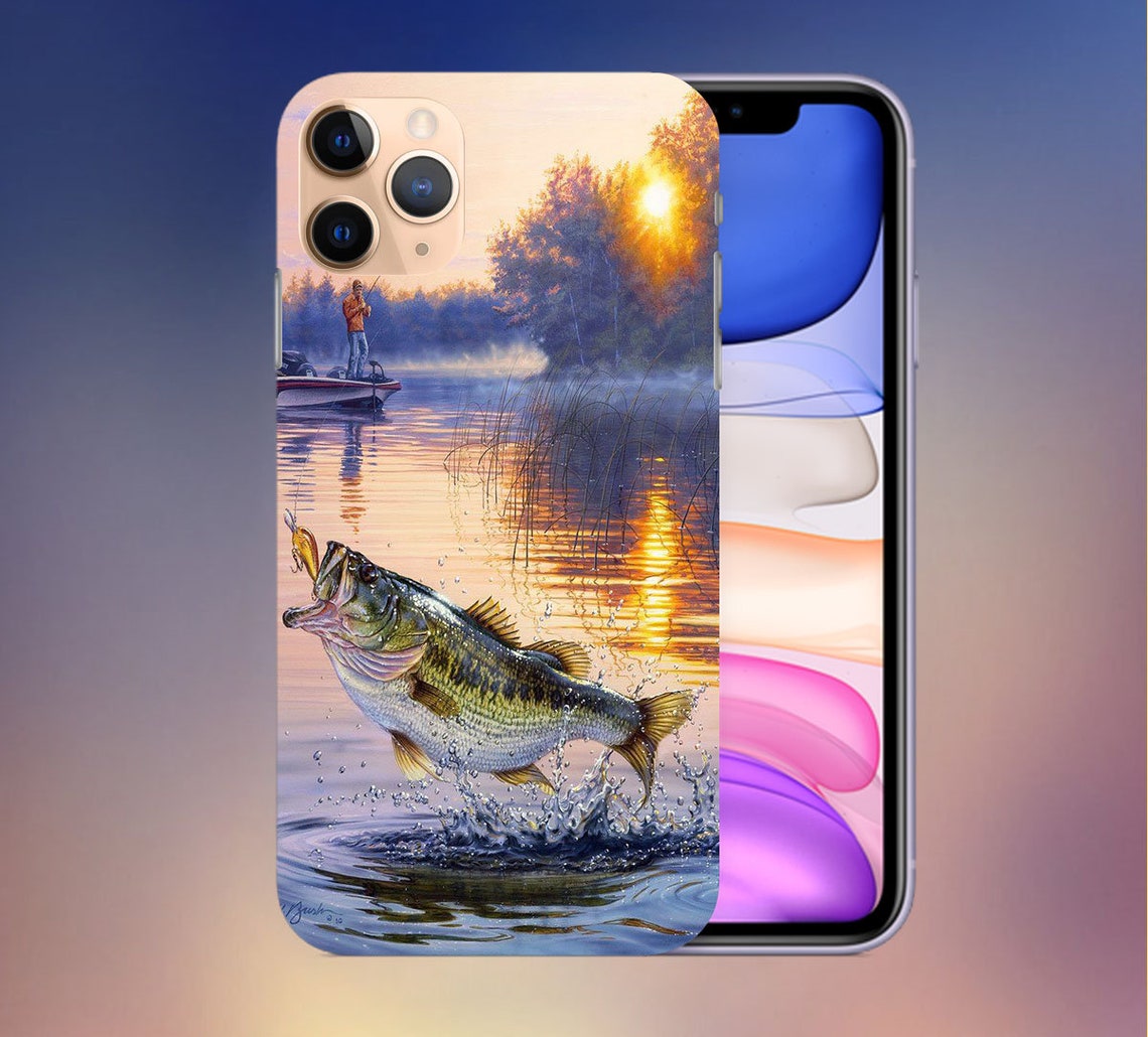 Fishing Custom Phone Case iPhone case Samsung Galaxy Case Etsy