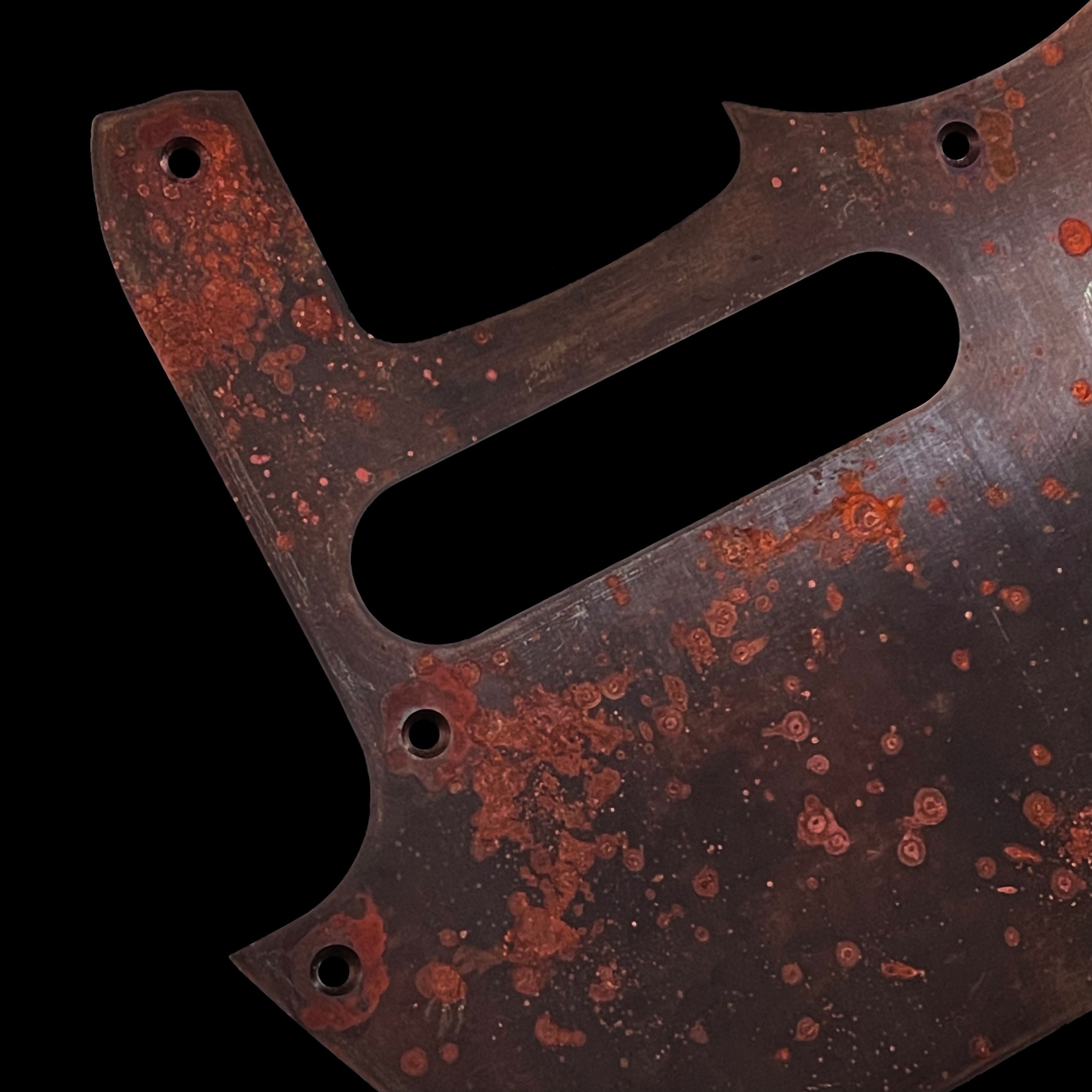 Fender Jaguar Pickguard Scratchplate Relic Brass Etsy