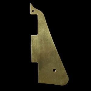Made-to-Order - Les Paul Pickguard Scratchplate for Gibson - Light Relic Gold Brass - Hand-finished - Hudson Unique