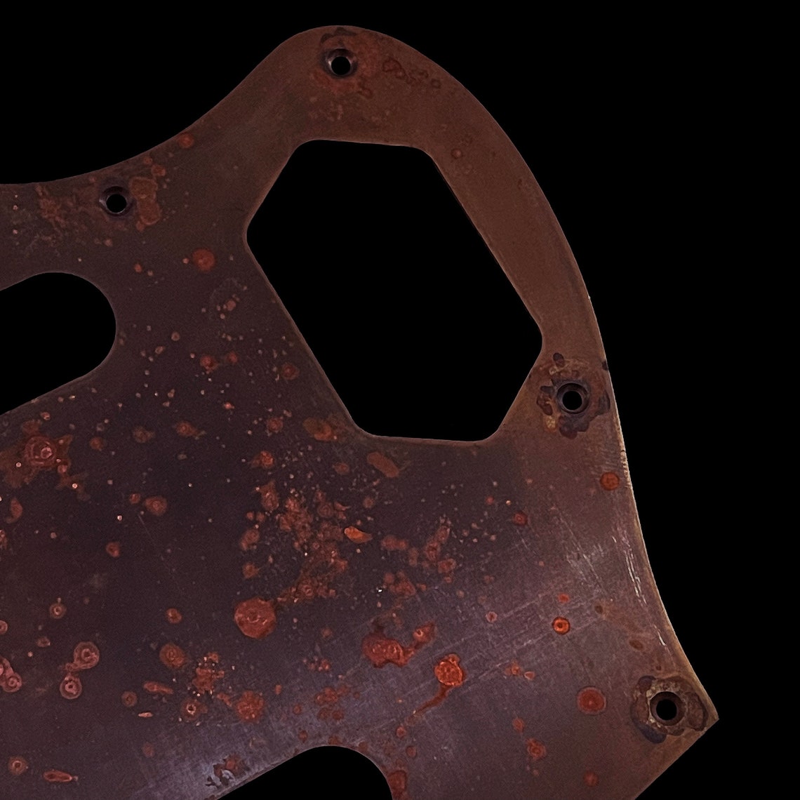 Fender Jaguar Pickguard Scratchplate Relic Brass Etsy
