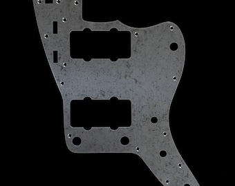 Jazzmaster Pickguard Scratchplate - USA 60s Vintage AVRI - Blotted Marine Aluminium