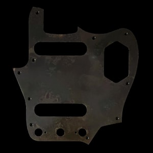 Made-to-Order - Statuary Bronze Brass - USA Jaguar AVRI 60s Pickguard Scratchplate for Fender - Hand-finished