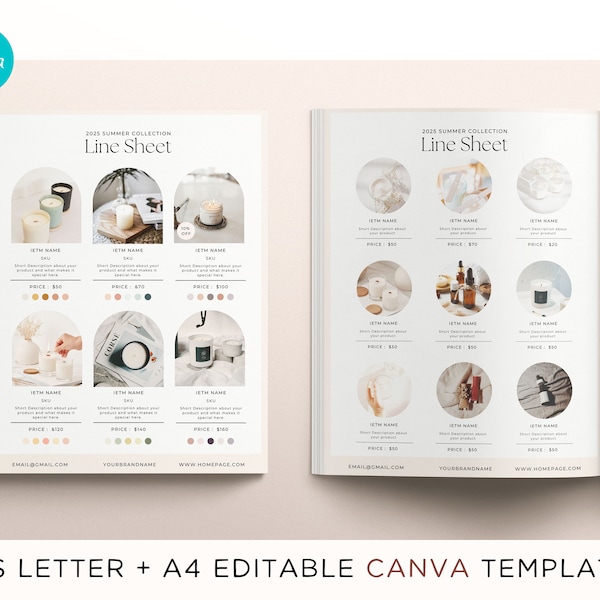 Catalog Canva Template Etsy
