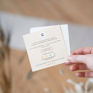 Groovy Thank You Card Business Template Canva Editable - Etsy