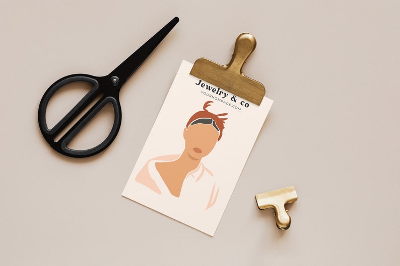 Editable Canva Earring Card Template Jewelry Display Card - Etsy