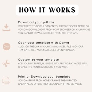 Groovy Thank You Card Business Template Canva Editable - Etsy