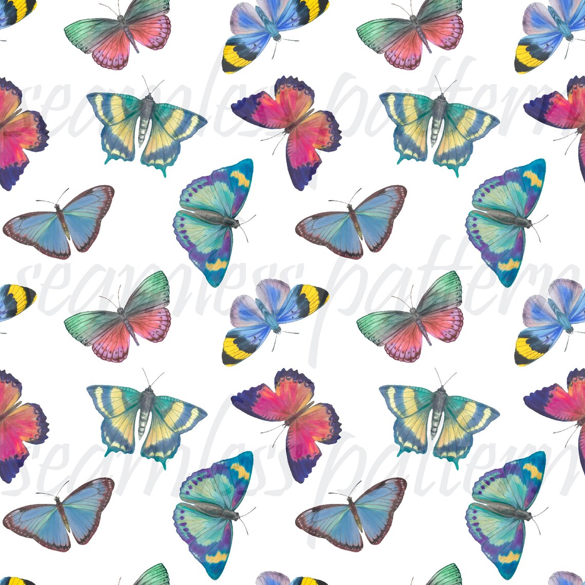 Butterfly Printable Butterfly Wall Decor Nursery Wall Decor | Etsy
