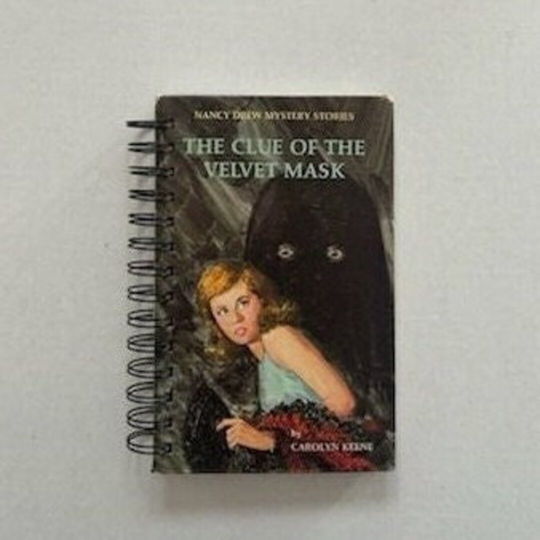 Nancy Drew the Clue of the Velvet Mask Repurposed Sketchbook/journal/notebook Etsy