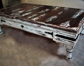 Oak vintage coffee table