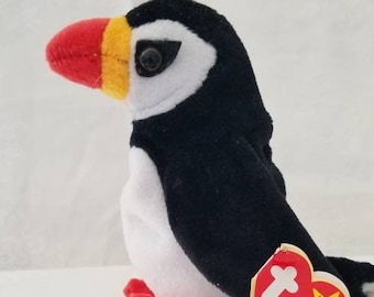 Beanie Babies, Puffer, Vintage Beanie,  Vintage Collection,  Toy Collection, Penguin, Beanies, Stuffed Animals,  Animal Toys