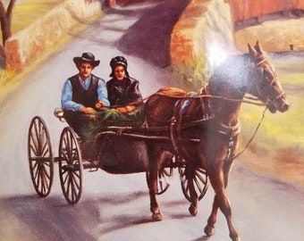 Lancaster County Amish, Spring, Simon's Candy Company, Vintage Tin, Coleccionables, Pensilvania, Elizabethtown, Tin