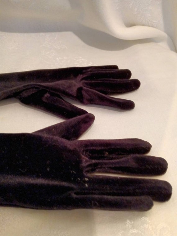 Gloves, evening gloves, formal accessories, black… - image 2