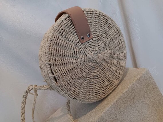 Bag, crossbody bag, basket bag, wicker basket bag… - image 3