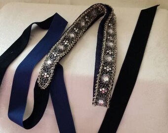 Belt, Headbands,  Vintage,  Collectables,  Handmade,  Chocker, Vintage Accessories,  Women's Belt,  Junior Accessories