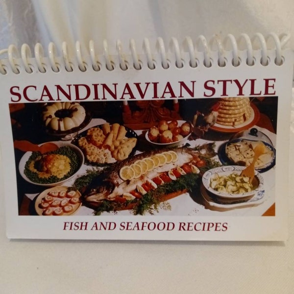 Cooking, books, cookbook, vintage cookbook, recipes, Fish and seafood recipes, Scandinavian, Scandinavian fish and seafood recipes, internat