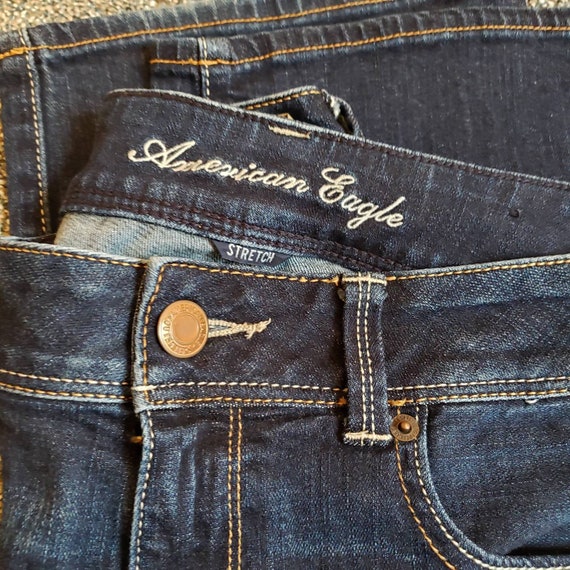 American Eagle, Vintage Jeans, American Eagle Jeans, Blue Jeans, Size 10,  Stretch, Slim Boot, Women's Jeans, Junior Jeans, Men's Jeans, 