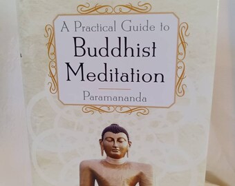 A practical guide to Buddhist meditation, paramananda, books, how to meditate, vintage books, meditation books, vintage meditation books,