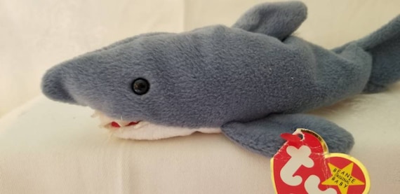 Crunch Beanie Babies Shark Shark Beanie Babies Collectables
