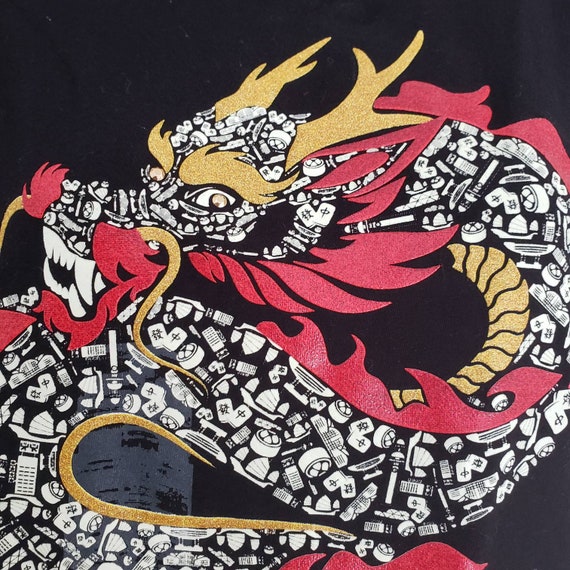 Dragon Tshirt,  Graphic Art Tshirt, Dragon art, D… - image 2
