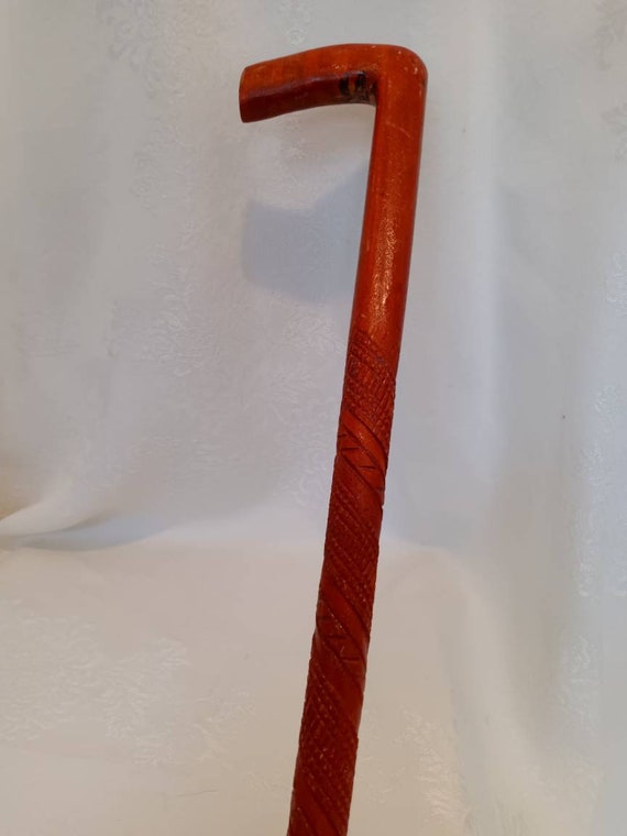 Cane, wood cane, walking stick, costume, wood wal… - image 3