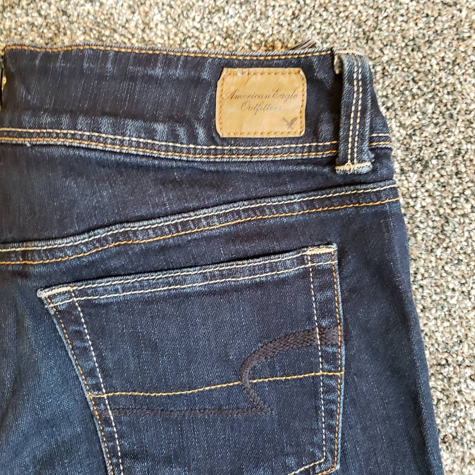 American Eagle, Vintage Jeans, American Eagle Jeans, Blue Jeans, Size 10,  Stretch, Slim Boot, Women's Jeans, Junior Jeans, Men's Jeans, -  Denmark