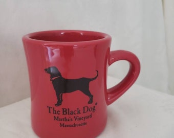 black dog mug