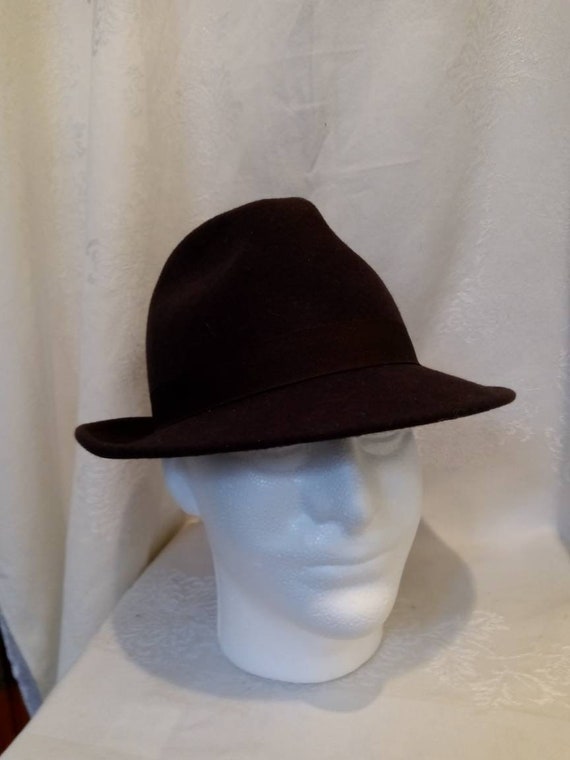 Fedora, hat, Scala wool felt fedora, 1921 Men's f… - image 2