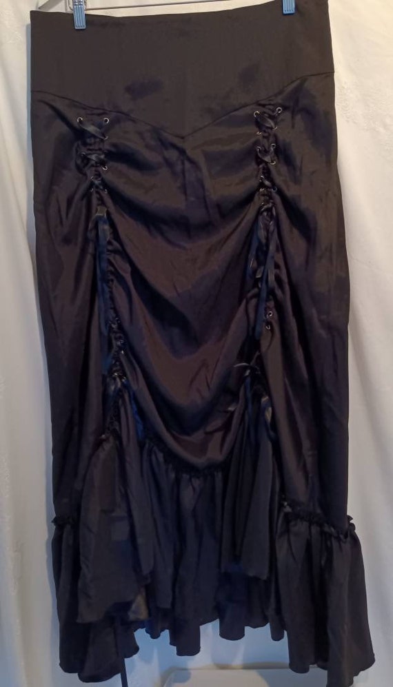 Skirt, Renaissance shirt, King Richard's Faire skirt, vintage skirt, costume, Halloween skirt, witch skirt, Salem witch skirt, black skirt
