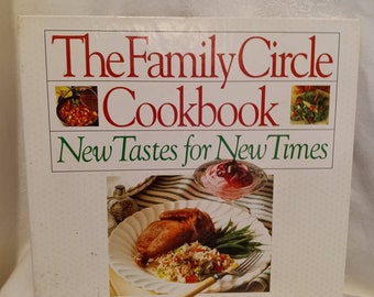 Cooking, books, cookbook, vintage cookbook, recipes, vintage recipes, the family circle cookbook, new tastes for new times, vintage family c