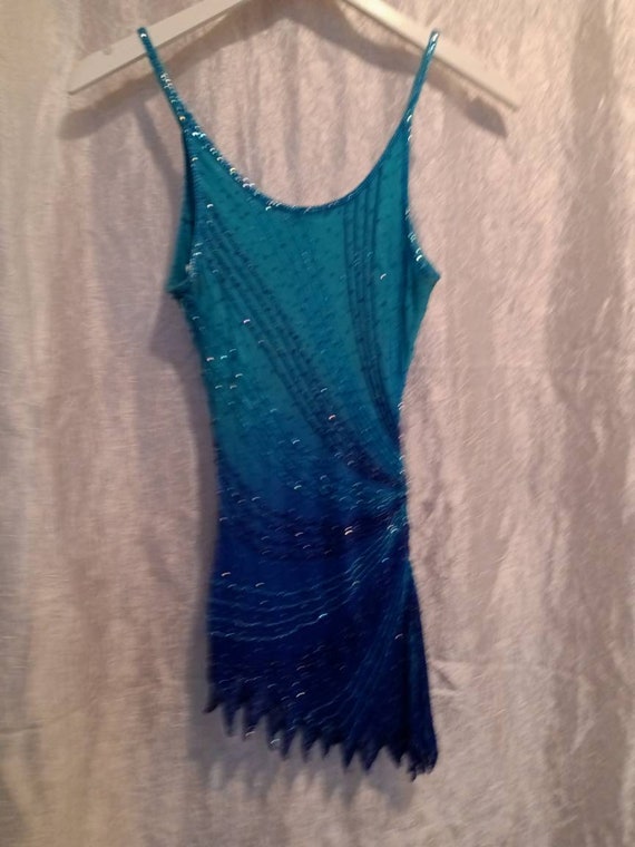 Tank, top, silk tank top, beaded silk tank, beaded