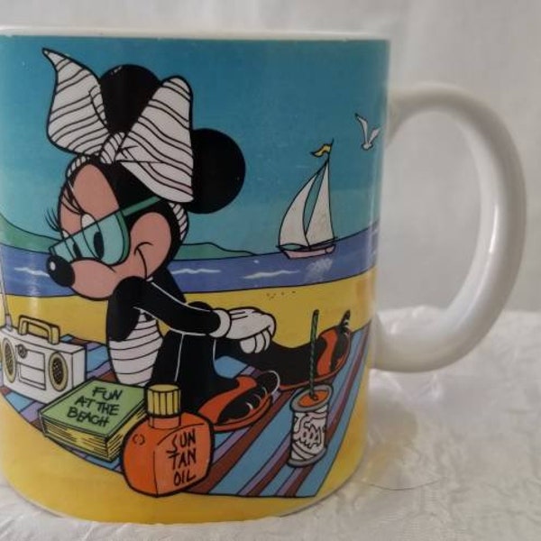 Mini Mouse At The Beach, Coffee Mug,  Disney