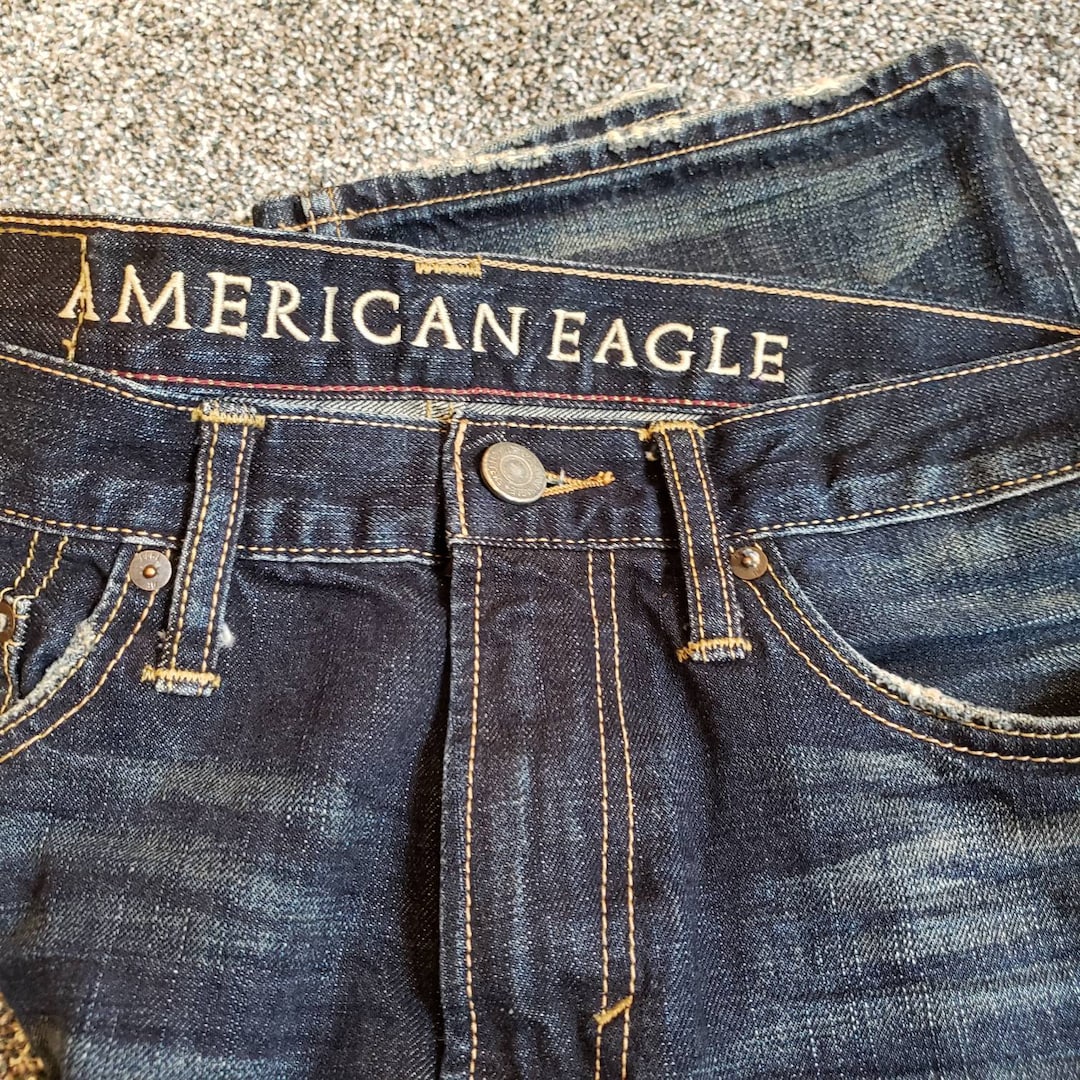 American Eagle, Vintage Jeans, Men's Jeans, 29/30, Boot Cut, Blue Jeans