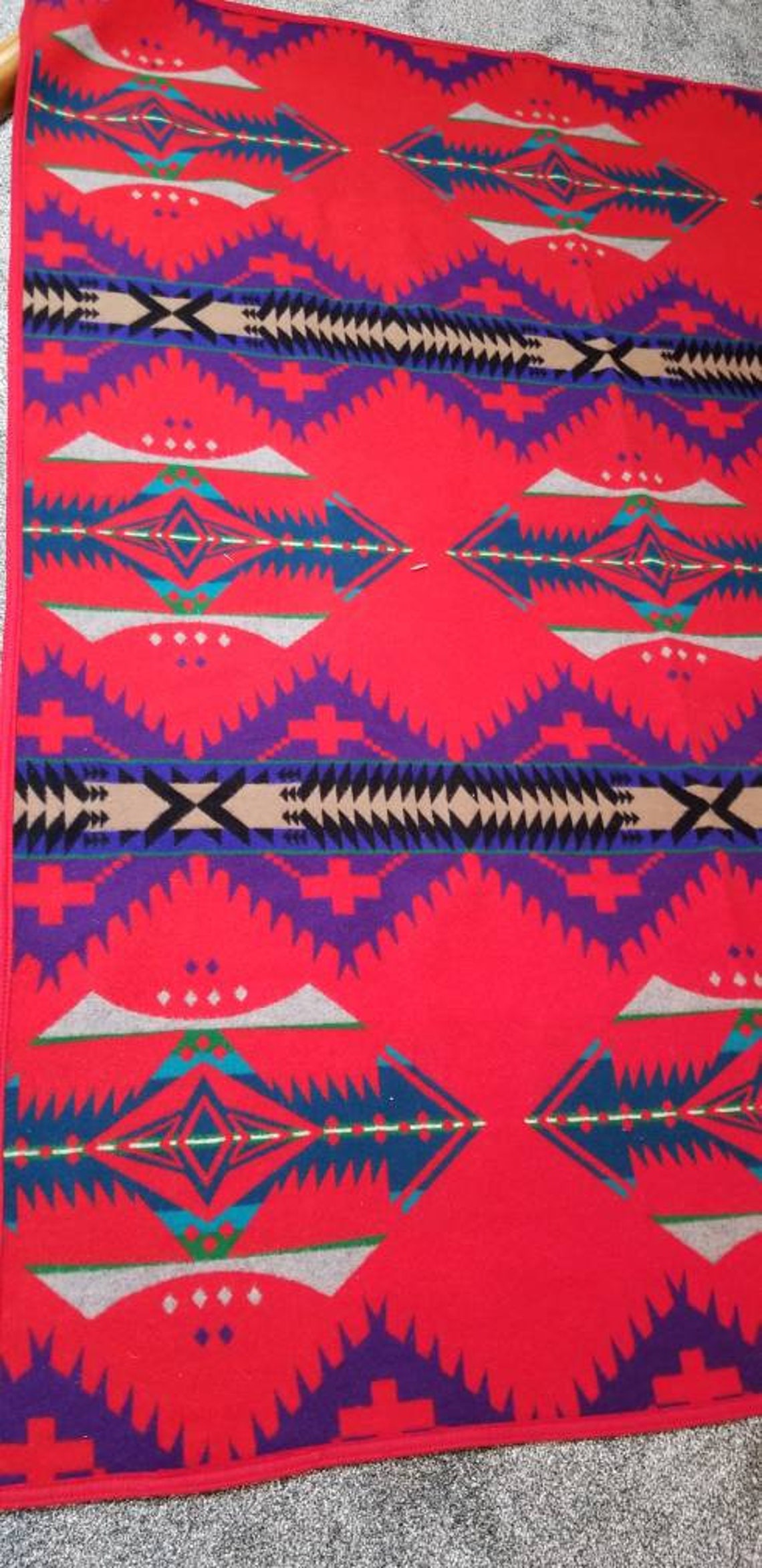 Beaver State Blankets Pendleton Woolen Mills Oregon Etsy