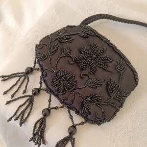 Purse, wallet, Frangi purse, accessories, wedding accessories, evening accessories, beaded evening bag, purse, coin purse, designer bag, vin image 4