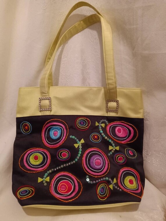 Bag, vintage bag, designer bag, Jazzed, silk bag,… - image 5