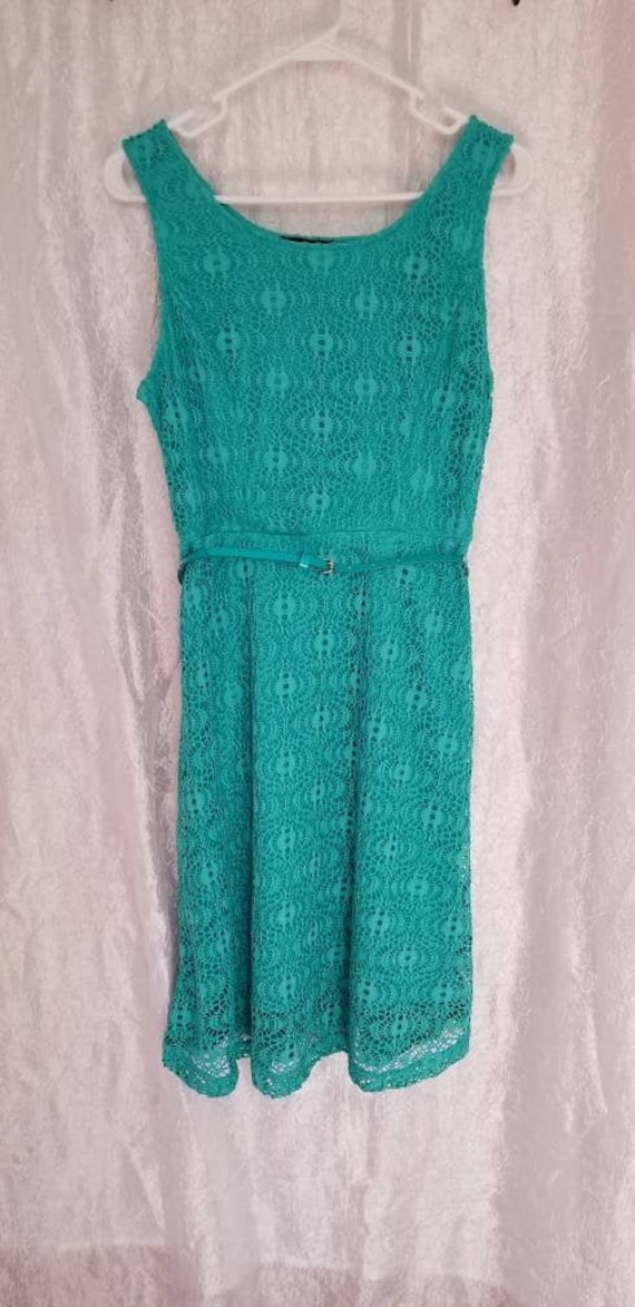 14TH Place Dress,  Size Small,  Dress , Teal Dres… - image 1