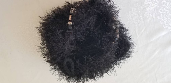 Bag, Top Handle Bag, Black Clutch,  Handmade,  Vi… - image 9