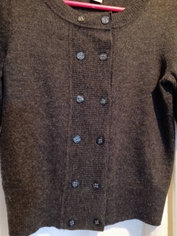 Sweater, grey sweater, women's sweater, junior sweater,wool sweater, Tweeds merino wool grey sweater, size Medium wool sweater,
