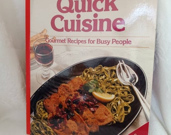 Cooking, books, cookbook, recipes, vintage cookbooks, American recipes,sunset quick cuisine,gormet recipes for busy people, cuisine, gormet,