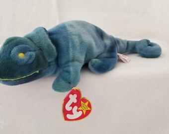 Beanie Babies,  Rainbow,  Chameleon , Vintage Collection, Vintage Beanie, Collectables,  Beanies,  Beanie Rainbow,