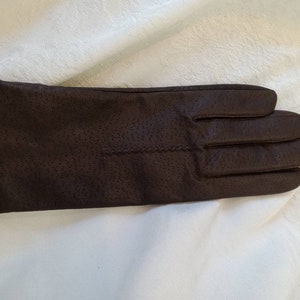 Gloves, vintage gloves, designer gloves, women's accessories, junior accessories, cashmere gloves, leather gloves, deep blue gloves, Grandoe image 3