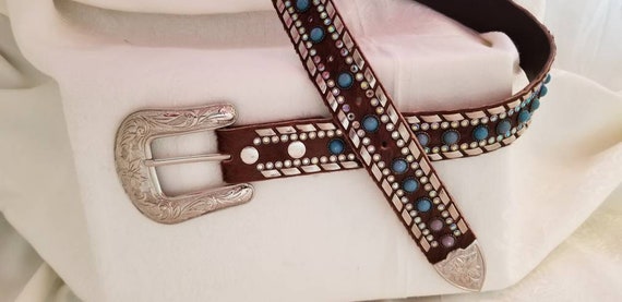 Belt, BonoRocks Belt, Western Belt,  Designer Bel… - image 1