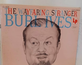 Burl Ives, the wayfaring stranger, vintage records, vinyl records, recon collection, collectables vinyl records, Burl Ives the wayfaring str