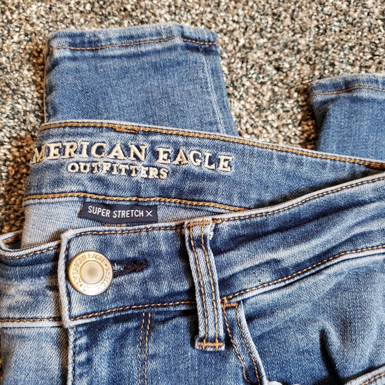 fad forfriskende Væsen American Eagle Jeans American Eagle Jeans Jeggins Super - Etsy Israel