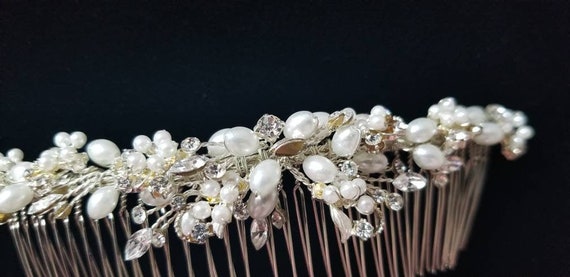 Wedding Hair Accessories,  Wedding Comb, Vintage … - image 1