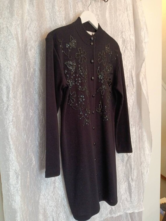 Dress, designer dress, Liz Claiborne, wool dress,… - image 1