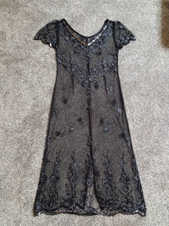 ebay black evening dresses Oh! Zuza Black Lace Sheer Back Nightgown main image 0